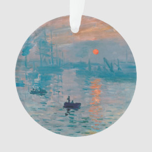 Ornamento Claude Monet Impression Sunrise Francês