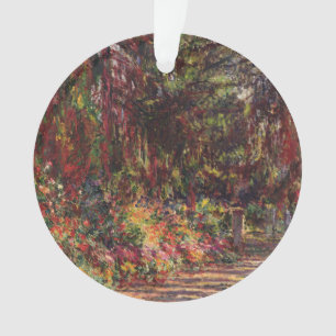 Ornamento Claude Monet   o trajeto do jardim em Giverny