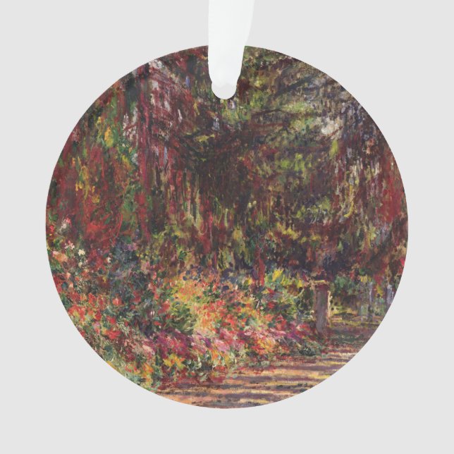 Ornamento Claude Monet | o trajeto do jardim em Giverny (Frente)