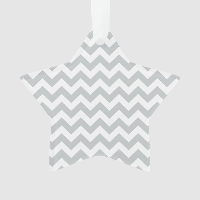 Ornamento Clique em Personalizar para alterar Cinza para a s (Frente)