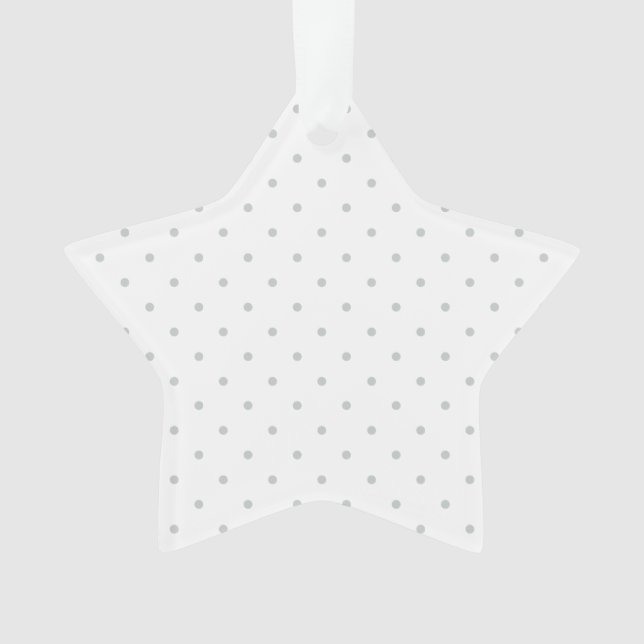 Ornamento Clique em Personalizar para alterar Cinza para a s (Frente)