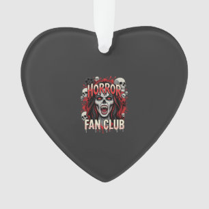 Ornamento Clube de Fã de Terror de Halloween Caveira de Vamp