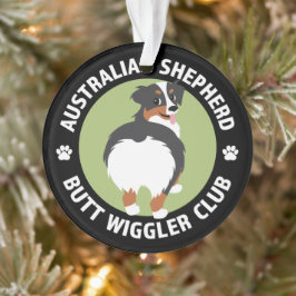 Ornamento Clube de Wiggler de Bumbum Shepherd Australiano (T