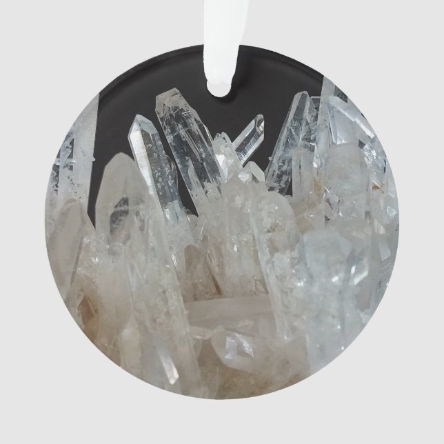 Ornamento Cluster Crystal Energy Quartz (Frente)