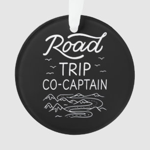 Ornamento Co-capitão de Viagem I - Navegador de RV Amor ao C