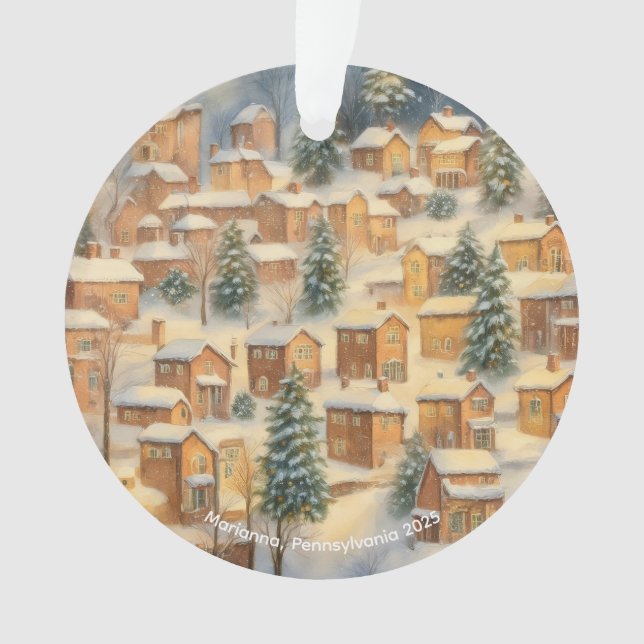 Ornamento Coal Country Pride Marianna Pennsylvania Pa (Frente)