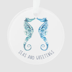 Ornamento Coasteira Natal Azul Cadeado