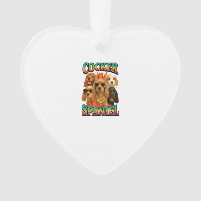 Ornamento Cocker Spaniel  (Frente)