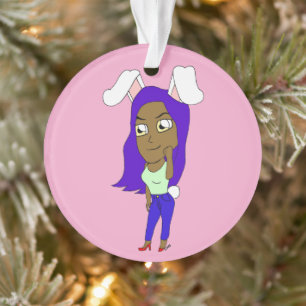 Ornamento Coelhinha Chibi