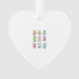 Ornamento Coelho Lendo Livros Dia de Páscoa Bibliotecário Pr