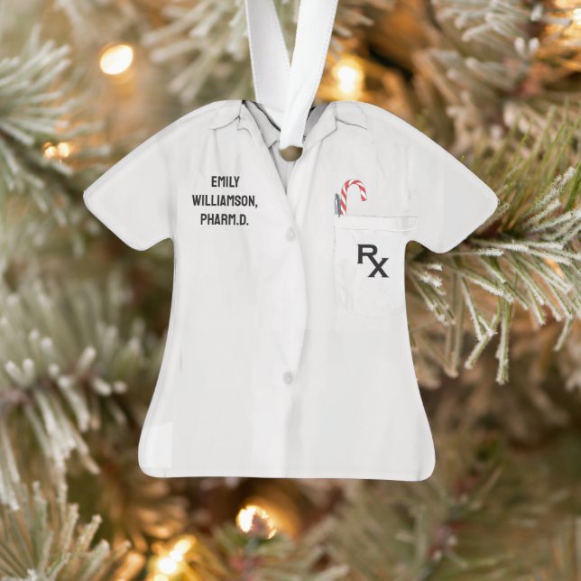 Ornamento Colecionável de Natal para Farmacêutico (Árvore)