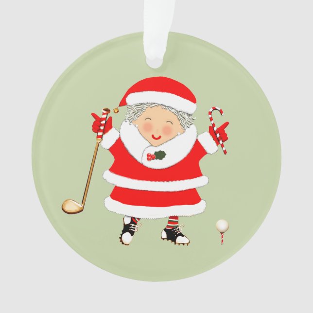 Ornamento Coletor de Golfe Personalizado (Frente)