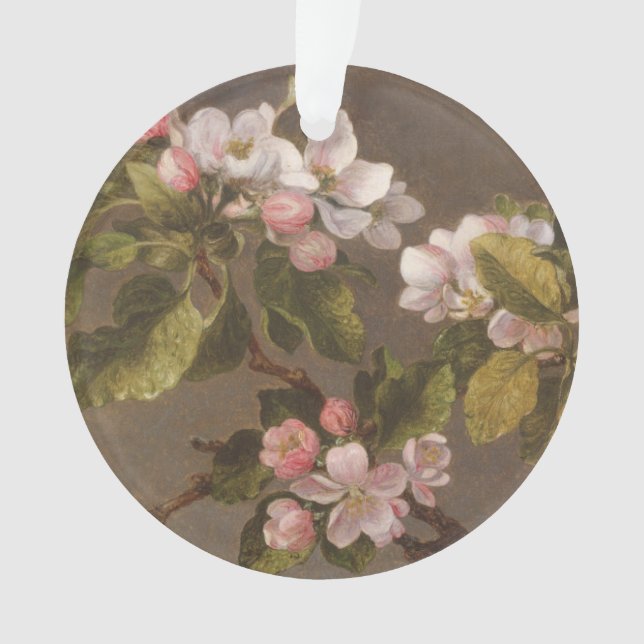 Ornamento Colibri e flores de Apple (Frente)