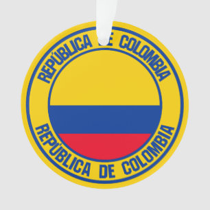 Ornamento Colômbia Round Emblem