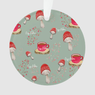 Ornamento Colorful autumn watercolor pattern