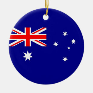 Ornamento com a bandeira de Austrália