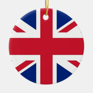 Ornamento com pavilhão do Reino Unido