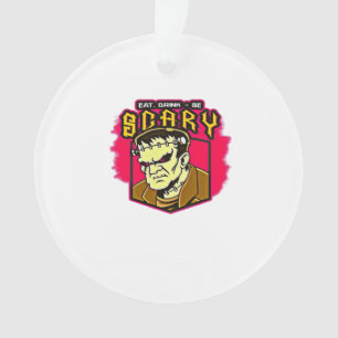 Ornamento Coma Beba E Seja Assustador Frankenstein Dia Das B