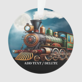 Ornamento Comboio do motor a vapor