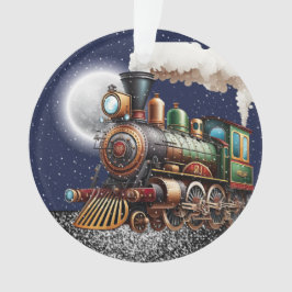 Ornamento Comboio do motor a vapor