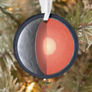 Ornamento Como Um Planeta Rocky Se Forma.