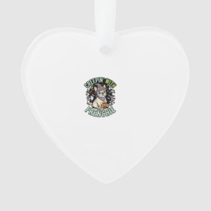 Ornamento Companheiro Assustador de Bulldog Francês de Hallo