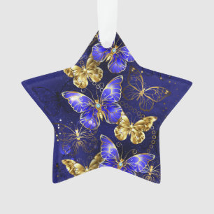 Ornamento Composição com borboletas de fogo