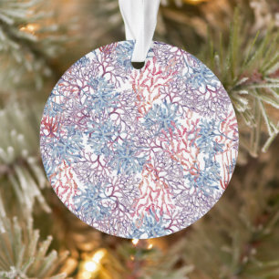 Ornamento Composição de Aquarela Subaquático Série Design 5