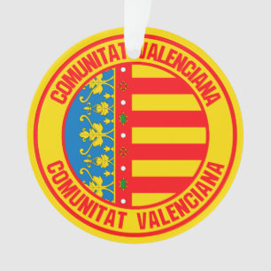 Ornamento Comunitat Valenciana Round Emblem