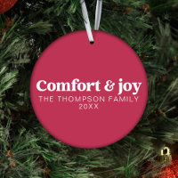 Conforto e alegria Natal rosa minimalista moderno