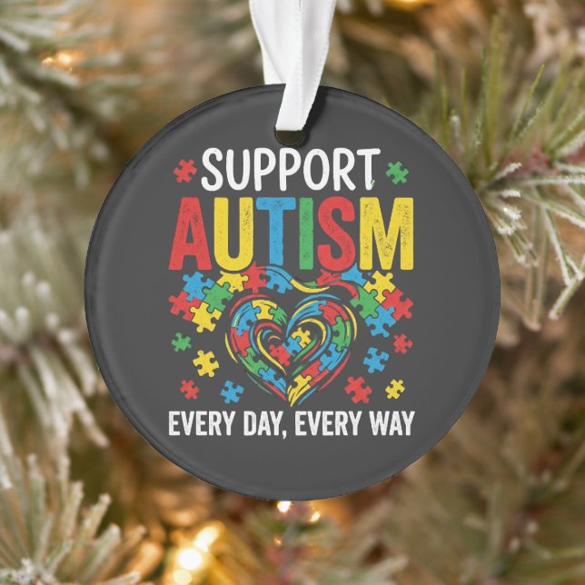 Ornamento Conscientização do autismo (Árvore)