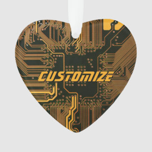 Ornamento Conselho de Circuito Laranja de PCBs Personalizado