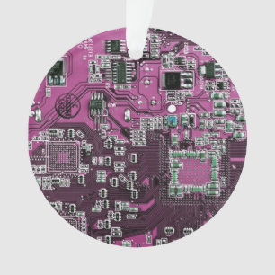 Ornamento Conselho de Circuito Púrpura PCB Circuito Conjunto