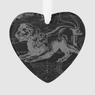 Ornamento Constelação de Leão Hevelius 1690 23 de Julho - 22