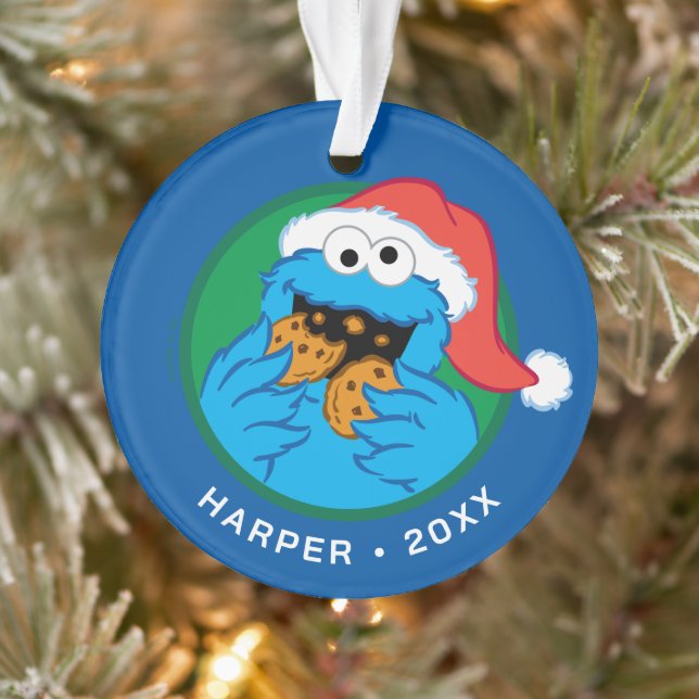 Ornamento Cookie Monster | Official Christmas Cookie Tester (Árvore)