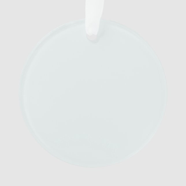 Ornamento Cor Sólido Branco do fosco | Clássico | Elegante (Frente)