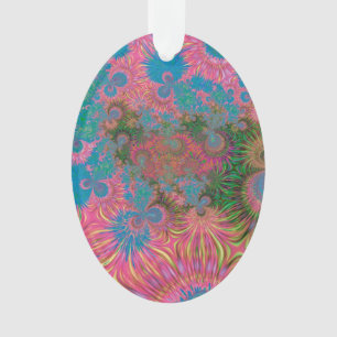 Ornamento Corais de Arte Abstrato