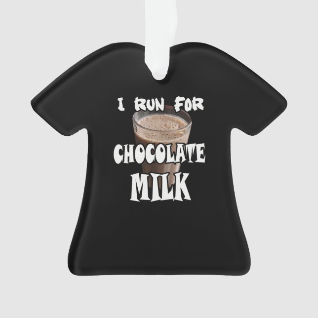 Ornamento Corro para Chocolate Milk Running (Frente)