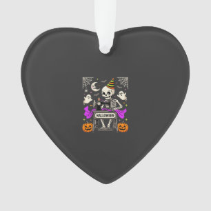 Ornamento Costura de Halloween Esqueleto Fantasma Assustador