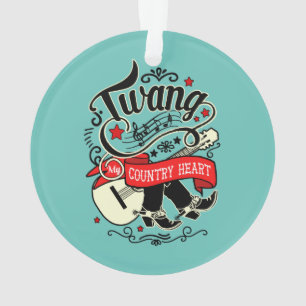 Ornamento Country Twang Red/Black ID464