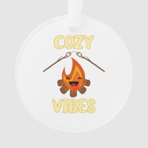 Ornamento Cozy Campfire Vibes Marshmallow de sopa