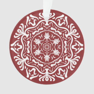 Ornamento Cranberry Mandala