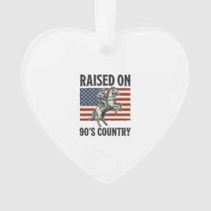 Ornamento Criado Na Década De 90 Camisa De Cowboy Country We