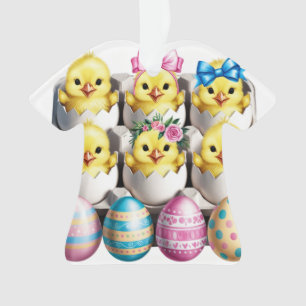 Ornamento Crianças de Ovos de Páscoa