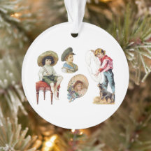 Crianças Victorianas charmosas e Colagem de Cães