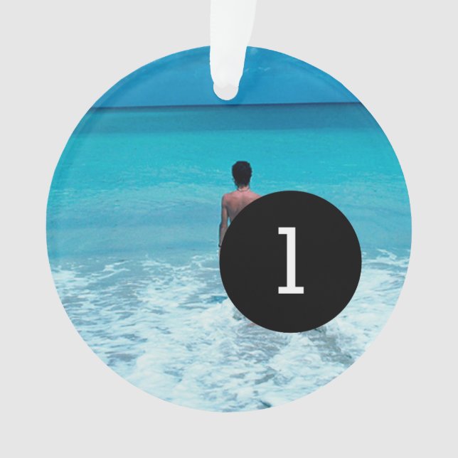 Ornamento Criar seu próprio estilo redondo fácil simples de (Frente)