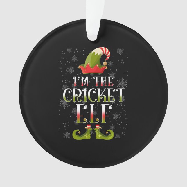Ornamento Cricket Elf Natal (Frente)