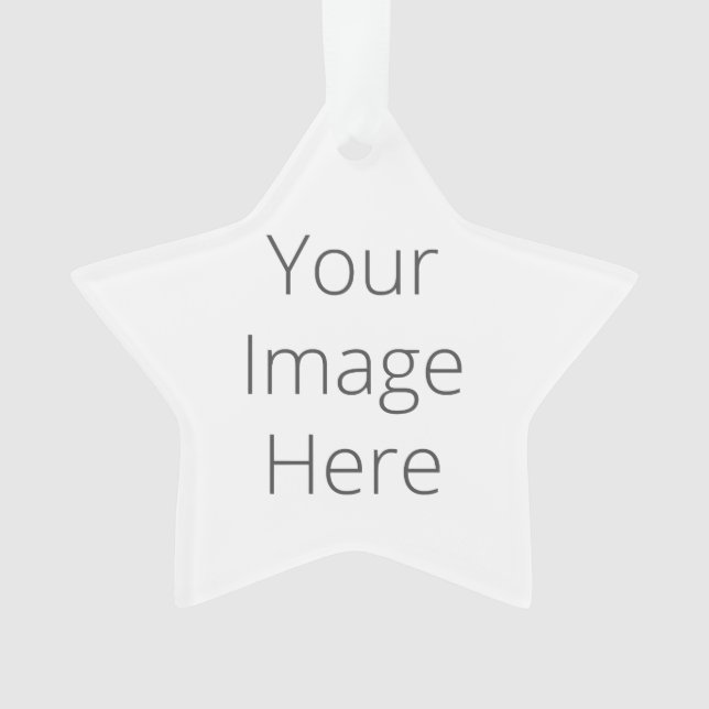 Ornamento Crie A Sua Própria Administração Estrela (Frente)