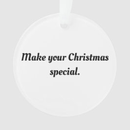 Ornamento Crie o seu