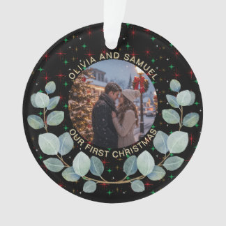 Ornamento Crie Seu Próprio Natal com Foto e Texto Personaliz